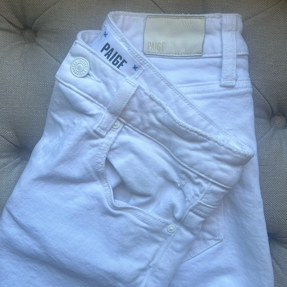 White Paige shorts